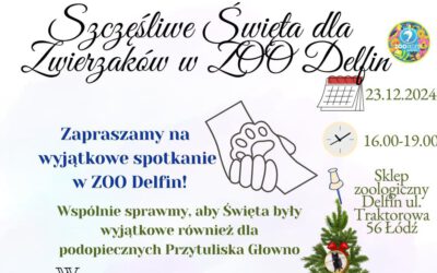 Szczęśliwe Święta dla Zwierzaków w ZOO DELFIN 🐶🎄